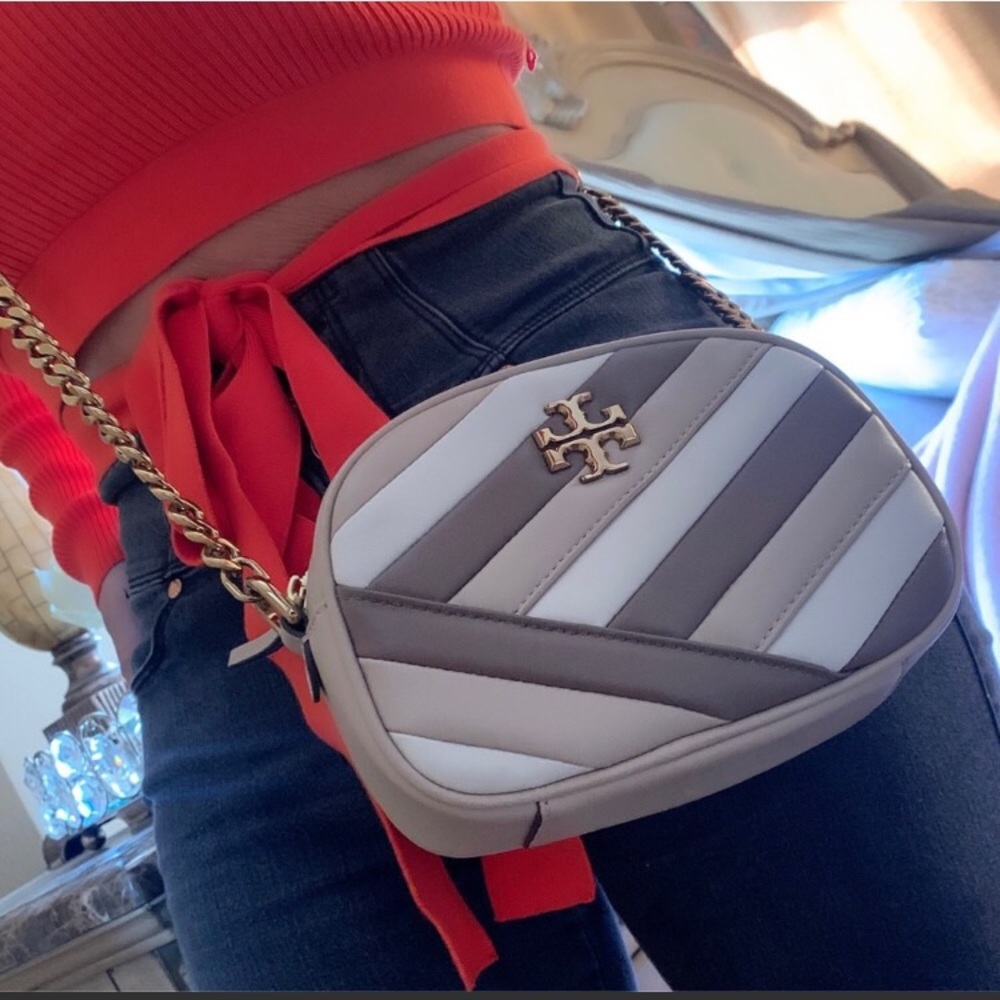 Kira Chevron Camera bag Tory Burch